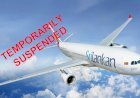 Suspension of all SriLankan Airlines passenger flights