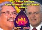 2020 Vesak Messages from Australian & Sri Lankan Leaders