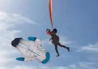 Toddler Gets Tangled in a Kite and Blown Into the Air at a Taiwanese Kite Festival
