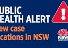 COVID -19  NSW PUBLIC HEALTH ALERT