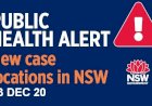NSW Public Health Alert - 3 December 2020