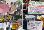 ''Go Home Ranil'' - Protestors gather outside UNP Leader's Residence