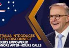 Australia's new “right to disconnect” laws begin today
