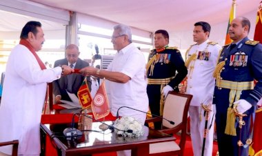 Mahinda Rajapaksa takes oath as new Prime Minister in Sri Lanka
