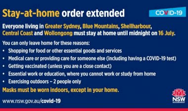 Stay at home rules - Greater Sydney