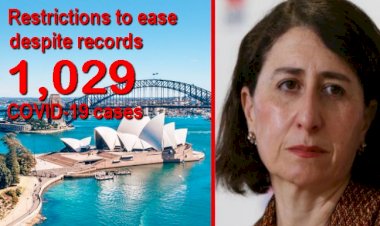 NSW restrictions to ease despite records 1,029 COVID-19 cases