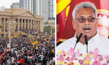 Sri Lanka president takes U turn - no resignation until safe exit for family.