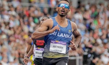 Sri Lanka’s Yupun Abeykoon wins men’s 100m bronze medal at Commonwealth Games