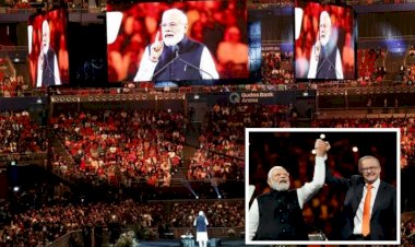 Indian PM Modi gets warm welcome in Sydney.