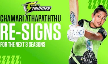 Chamari Athapaththu Signs Three-year Deal With Sydney Thunder