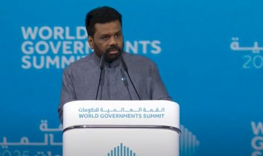 Sri Lankan President addresses World Governments Summit