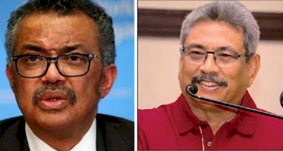 WHO Chief Thanks Gotabaya Rajapaksa, for mobilizing government to fight COVID-19
