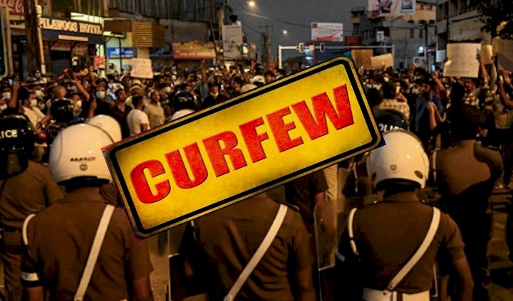 Islandwide curfew imposed