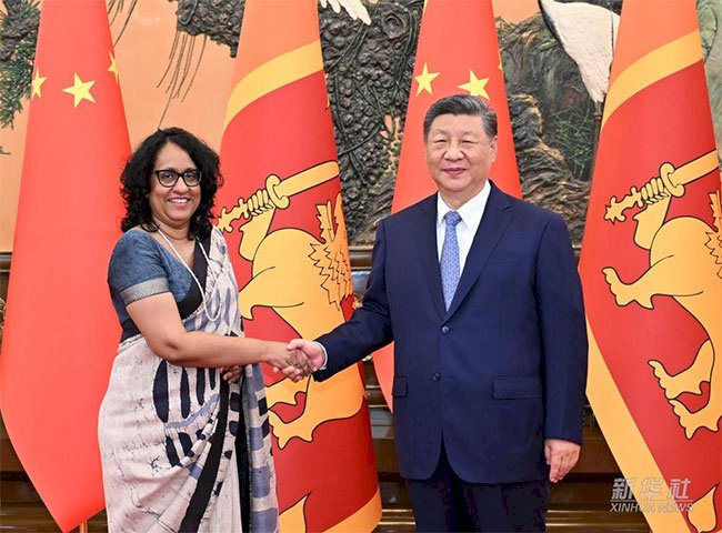 President Xi Jinping Meets with PM Harini Amarasuriya